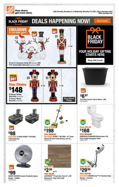 Home Depot (BC) Flyer November 6 to 19