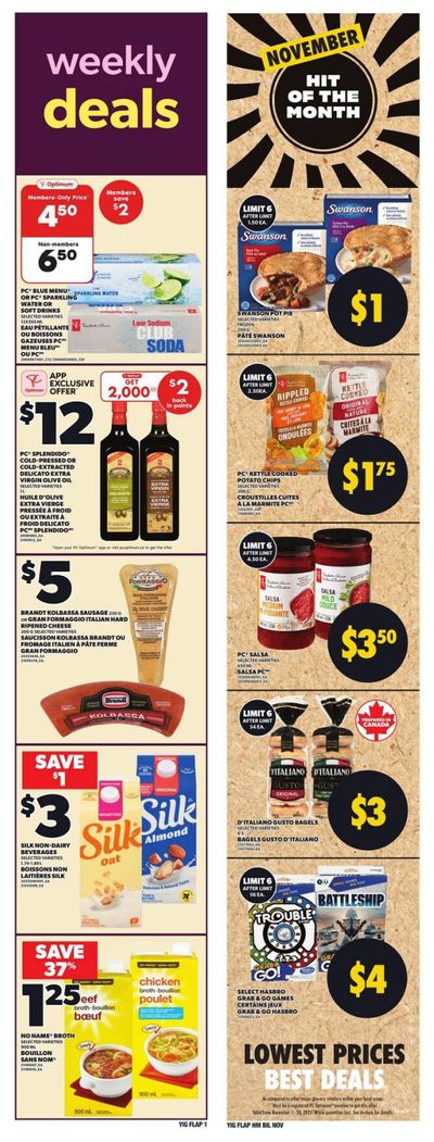 Independent Grocer (ON) Flyer November 6 to 12