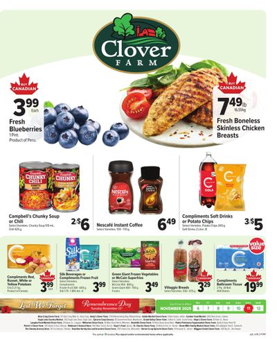 Clover Farm (ON) Flyer November 6 to 12