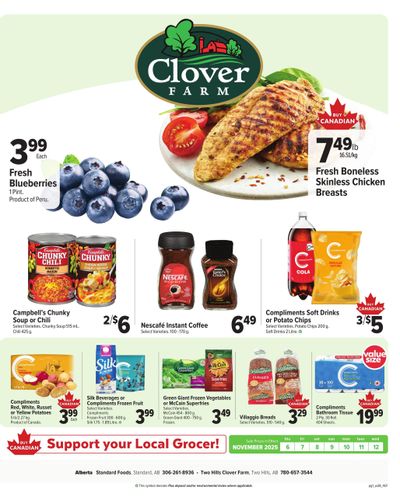 Clover Farm (West) Flyer November 6 to 12