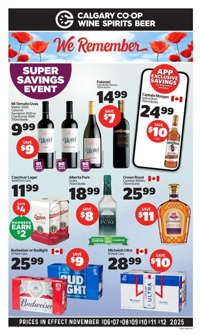 Calgary Co-op SWCB Flyer November 6 to 12