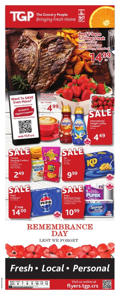 TGP The Grocery People Flyer November 6 to 12