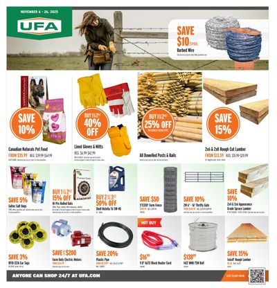 UFA Co-operative Limited Flyer November 6 to 26