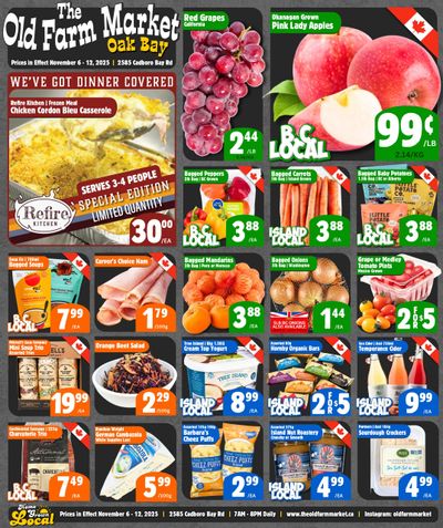 The Old Farm Market (Victoria) Flyer November 6 to 12