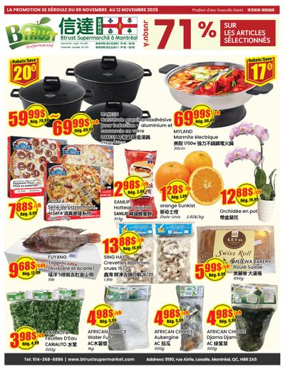 Btrust Supermarket (Montreal) Flyer November 6 to 12