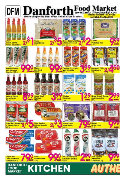 Danforth Food Market Flyer November 6 to 12