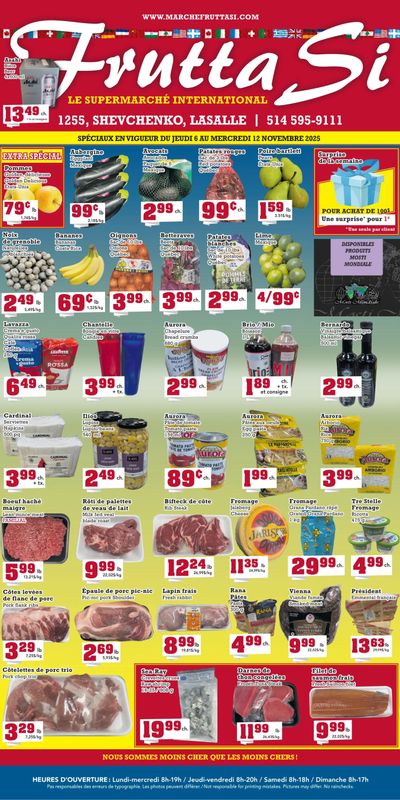 Frutta Si Flyer November 6 to 12