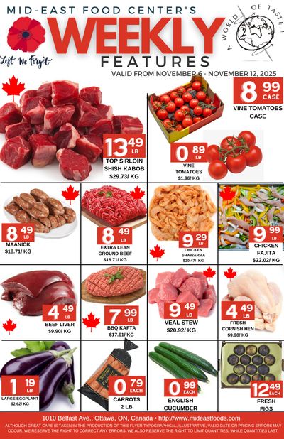 Mid-East Food Centre Flyer November 6 to 12