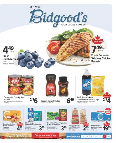 Bidgood's Flyer November 6 to 12