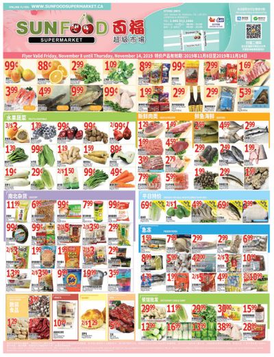 Sunfood Supermarket Flyer November 8 to 14