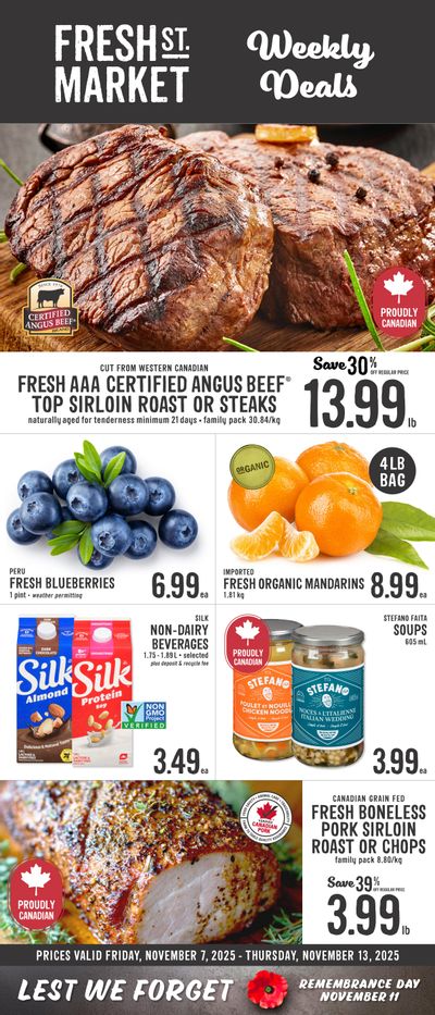 Fresh St. Market Flyer November 7 to 13
