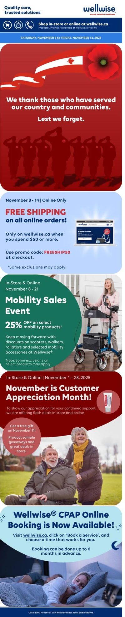 Wellwise By Shoppers Flyer November 8 to 14