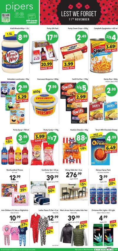 Pipers Superstore Flyer November 6 to 12