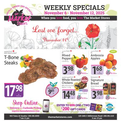 The Market Stores Flyer November 6 to 12