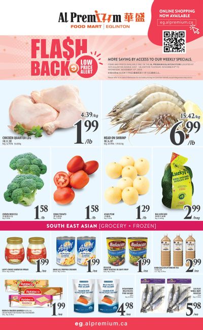 Al Premium Food Mart (Eglinton Ave.) Flyer November 6 to 12