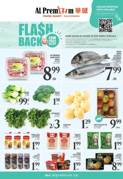Al Premium Food Mart (McCowan) Flyer November 6 to 12
