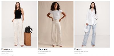 Banana Republic Canada: 40% off Full Priced Styles + Sale up to 50% off