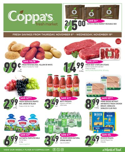Coppa's Fresh Market Flyer November 6 to 19