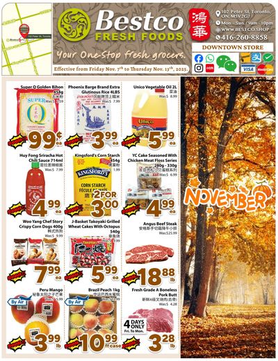BestCo Food Mart (Downtown Toronto) Flyer November 7 to 13