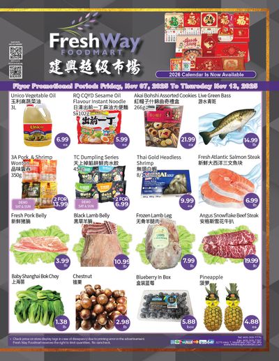 FreshWay Foodmart Flyer November 7 to 13