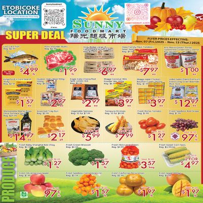 Sunny Foodmart (Etobicoke) Flyer November 7 to 13