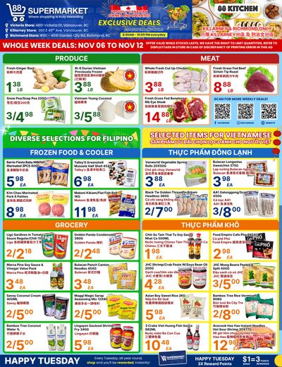 88 Supermarket Flyer November 6 to 12