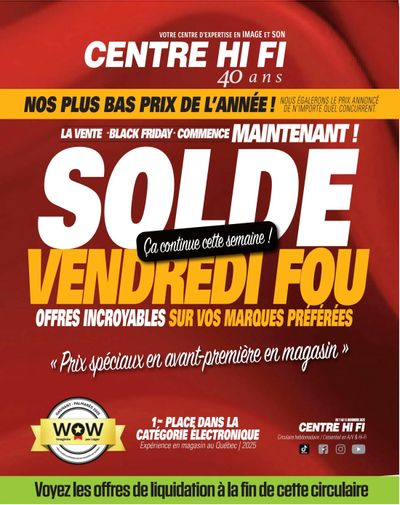 Centre Hi-Fi Flyer November 7 to 13