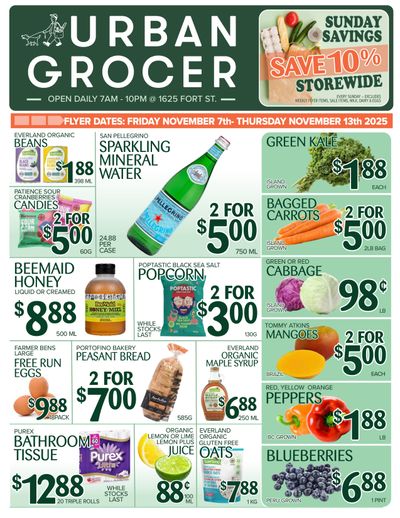 Urban Grocer Flyer November 7 to 13