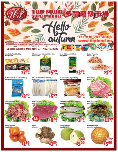 Top Food Supermarket Flyer November 7 to 13