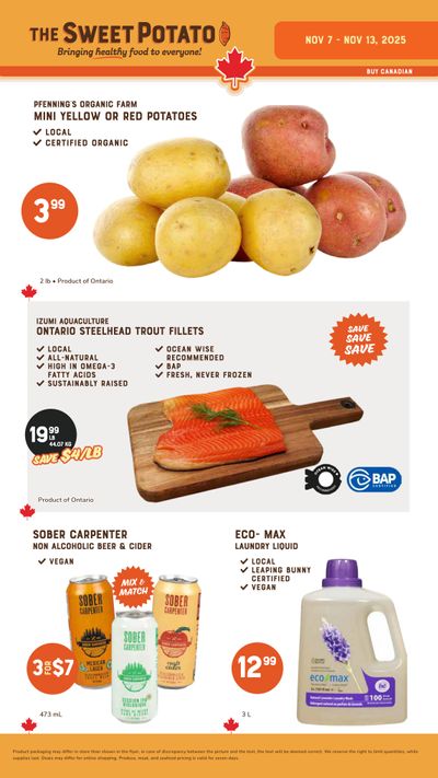 The Sweet Potato Flyer November 7 to 13