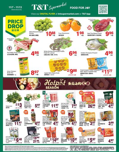 T&T Supermarket (AB) Flyer November 7 to 13
