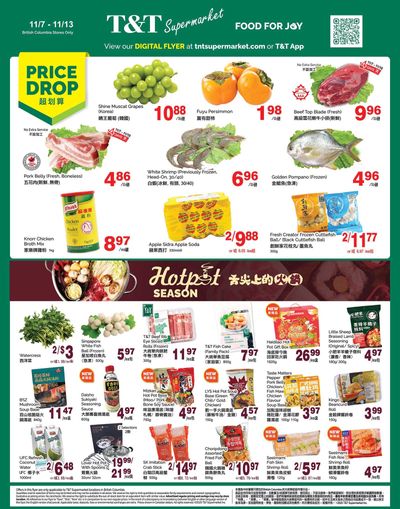 T&T Supermarket (BC) Flyer November 7 to 13
