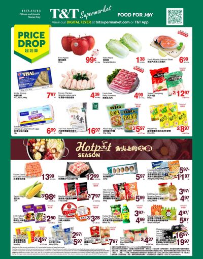 T&T Supermarket (Ottawa & Kanata) Flyer November 7 to 13