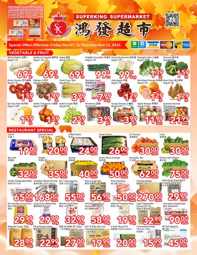 Superking Supermarket (North York) Flyer November 7 to 13
