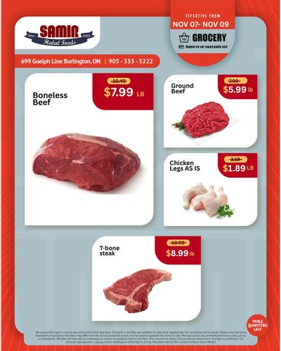 Samir Supermarket Flyer November 7 to 9