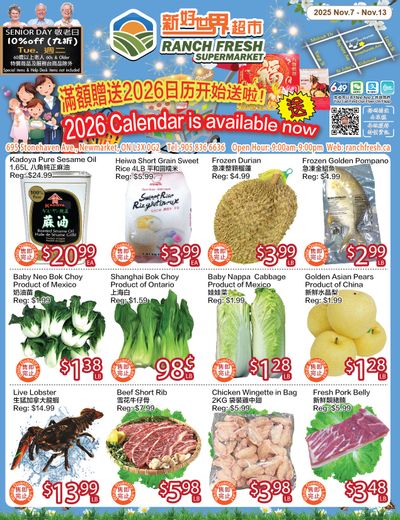 Ranch Fresh Supermarket Flyer November 7 to 13