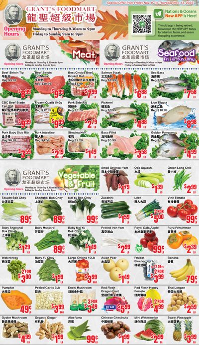 Grant's Food Mart Flyer November 7 to 13