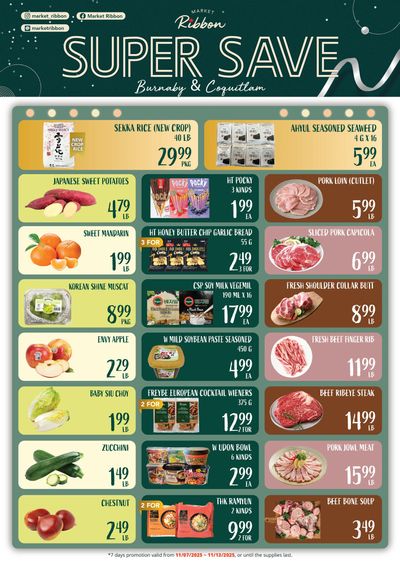 Market Ribbon Flyer November 7 to 13