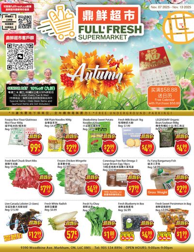 Full Fresh Supermarket Flyer November 7 to 13