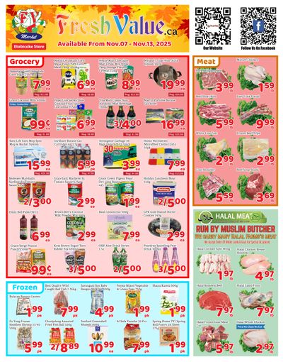 Fresh Value (Etobicoke) Flyer November 7 to 13