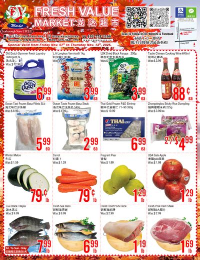 Fresh Value (Scarborough) Flyer November 7 to 13