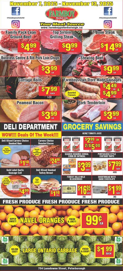 Farmboy Peterborough Flyer November 7 to 13