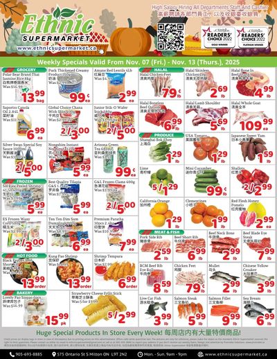 Ethnic Supermarket (Milton) Flyer November 7 to 13