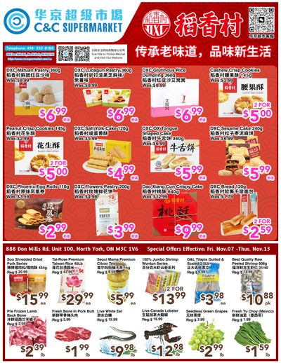 C&C Supermarket Flyer November 7 to 13