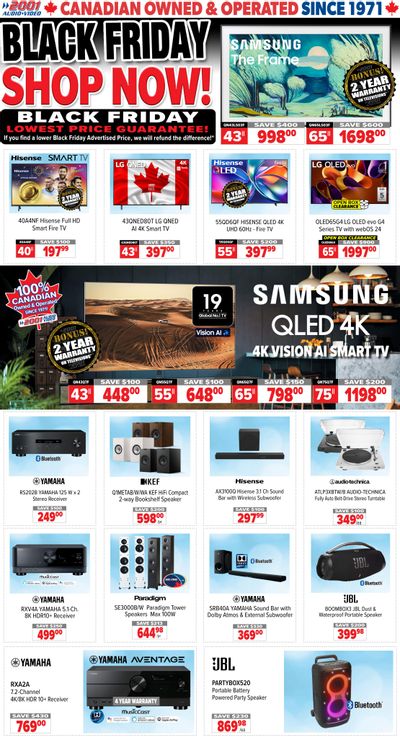 2001 Audio Video Flyer November 7 to 13