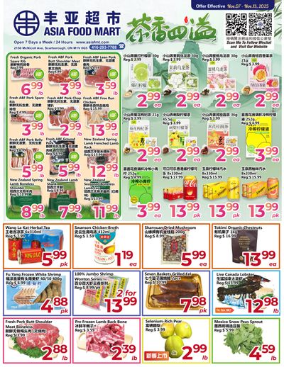 Asia Food Mart Flyer November 7 to 13
