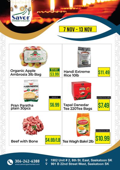 Savor Supermarket Flyer November 7 to 13