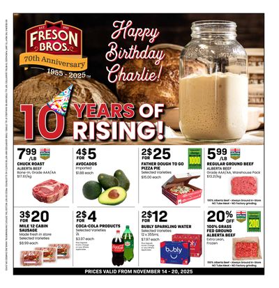 Freson Bros. Flyer November 14 to 20