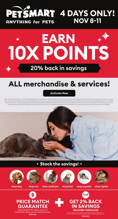 PetSmart Deal November 8 to 11