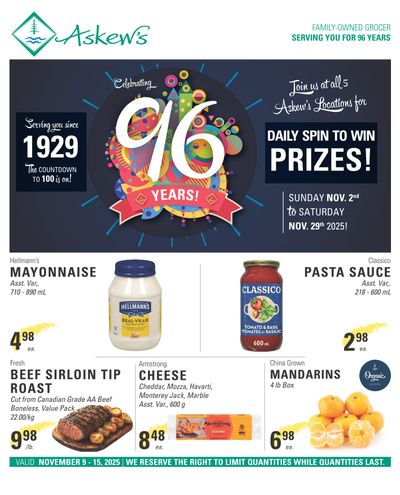 Askews Foods Flyer November 9 to 15